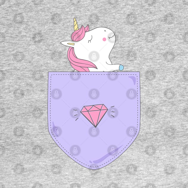 Chubby unicorn by Raturu